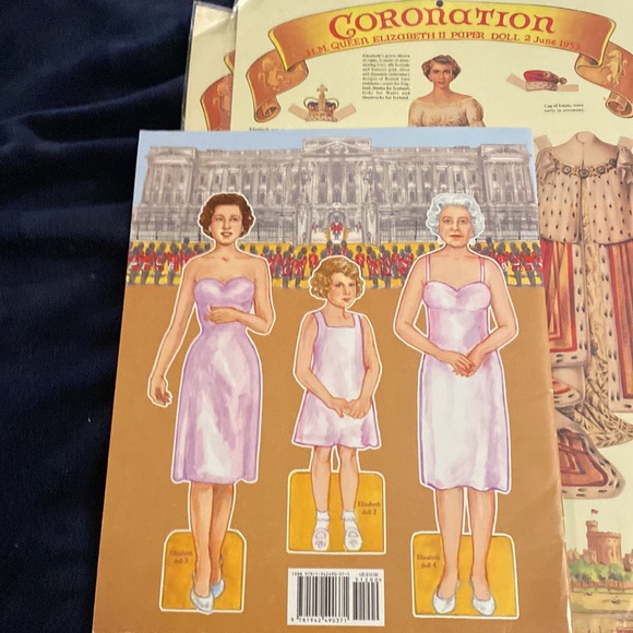 Toys | The Queen Paper Doll Set And Coronation Paper Dolls | Poshmark